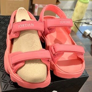NEW Air Jordan DEJA Sandals PINK SALT Sz 12 women’s